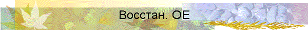 Восстан. OE